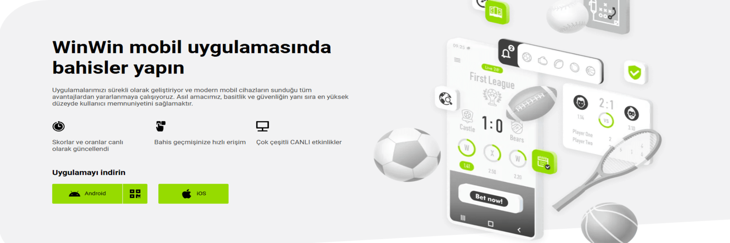 Winwin Mobil ve Uygulama Seçenekleri